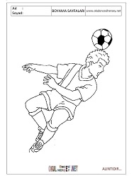 Futbol boyama sayfaları
